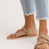 Sandals laidback london | Diani Flat Leather Sandal Retro