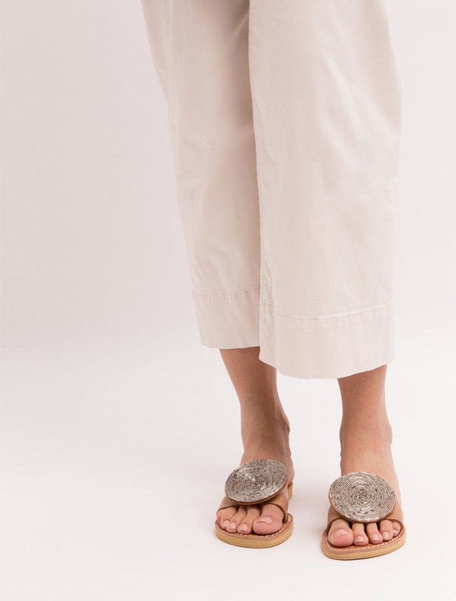 Sandals laidback london | Remi Lp Light Brown Silver