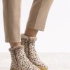 Shoes laidback london | Setsu Crochet Side Zip Ankle Boot Cheetah