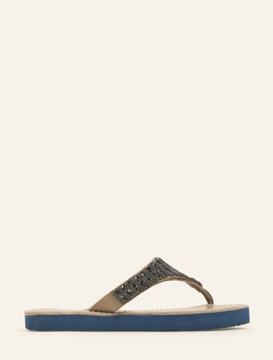 Sandals laidback london | Craine Ssb Tan Leather Sandal Gun Metal