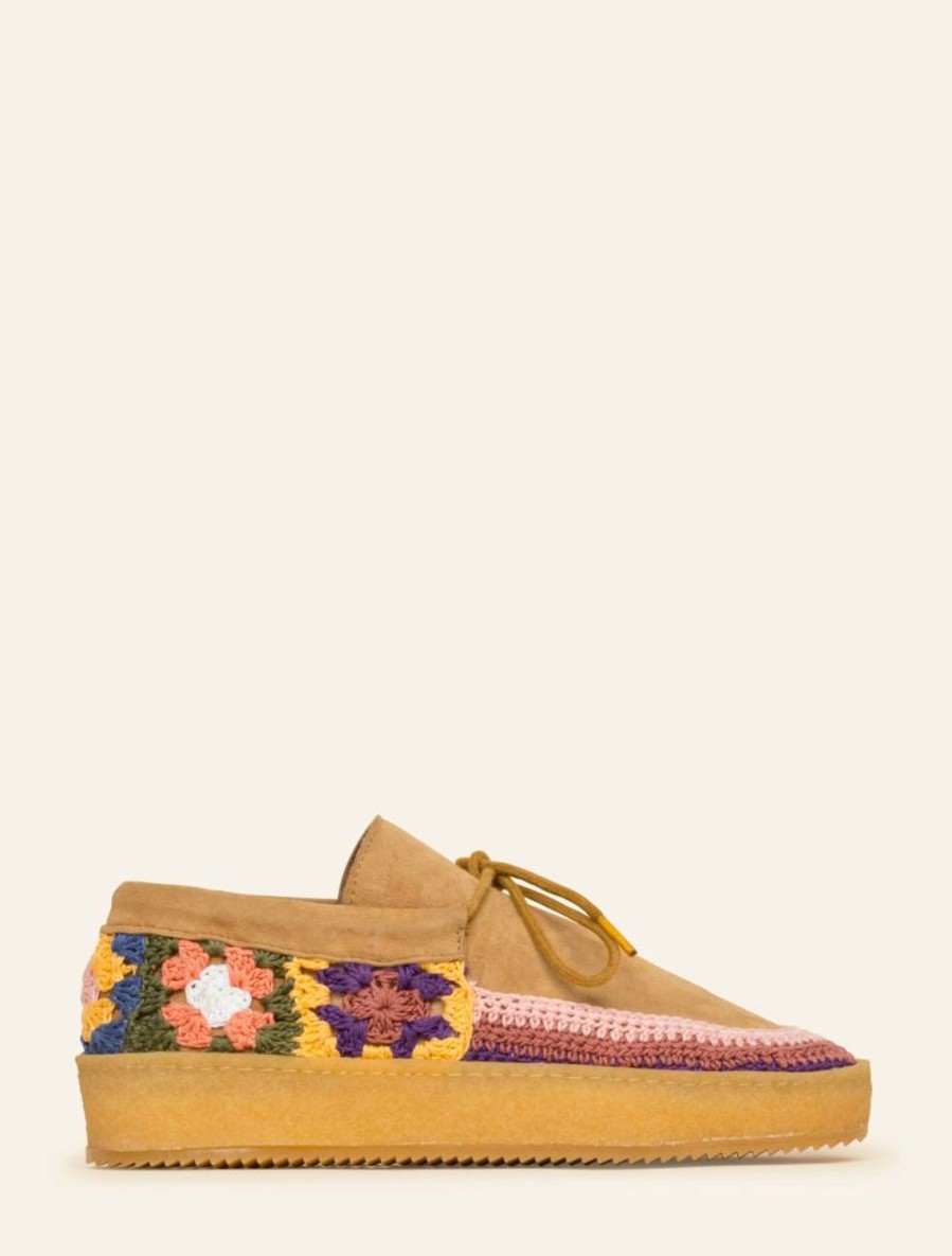 Shoes laidback london | Komo Saffron Suede Multi