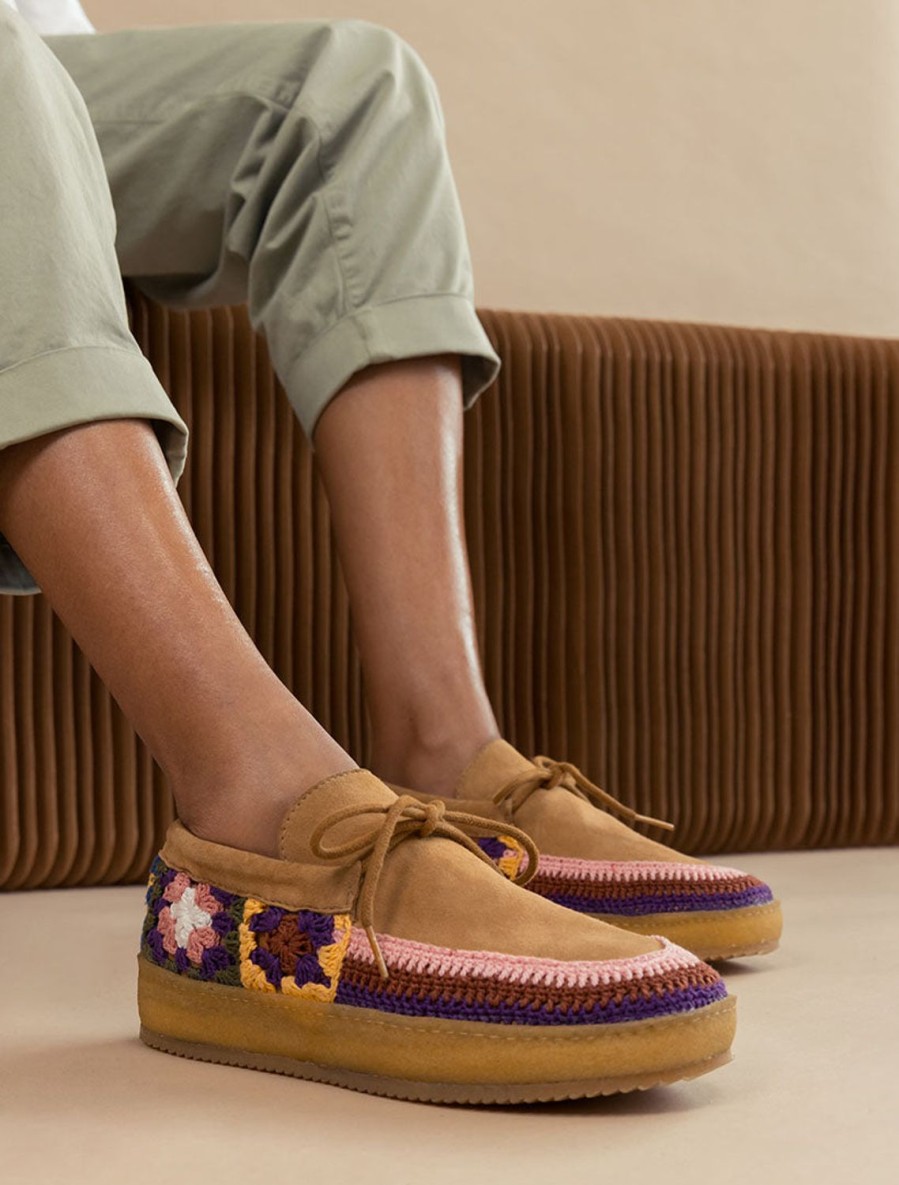 Shoes laidback london | Komo Saffron Suede Multi