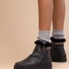 Shoes laidback london | Setsu Classic Ankle Boot Black Leather Pewter