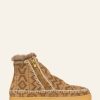 Shoes laidback london | Setsu Crochet Ankle Boot Saffron Embossed Natural