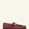 Shoes laidback london | Askari Chunky Mary Janes Blood Leather Turquoise